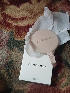 Burberry Blush Compact Mirror with Grosgrain Strap